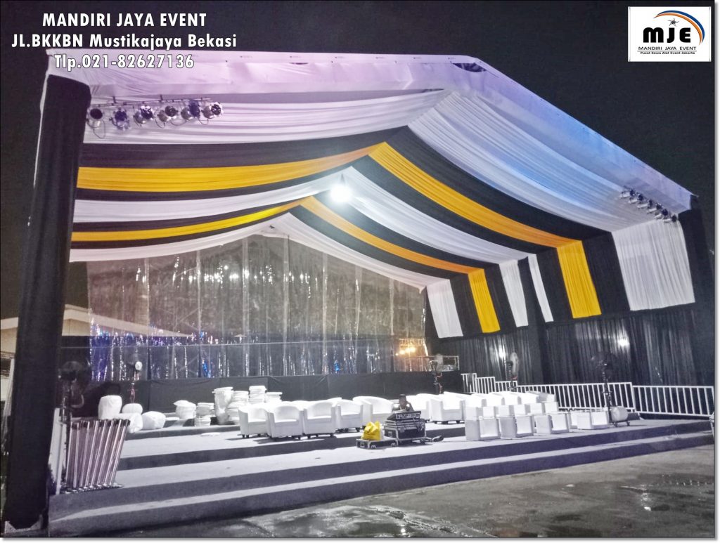 Sewa Dekorasi Kain Tenda Event United Tractor Jakarta