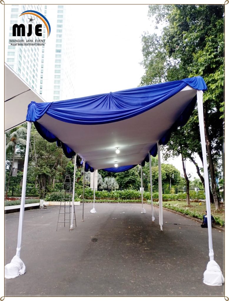 Menyewakan Tenda Konvensional Minimalis Dekorasi Plafon Di Senayan Jakarta