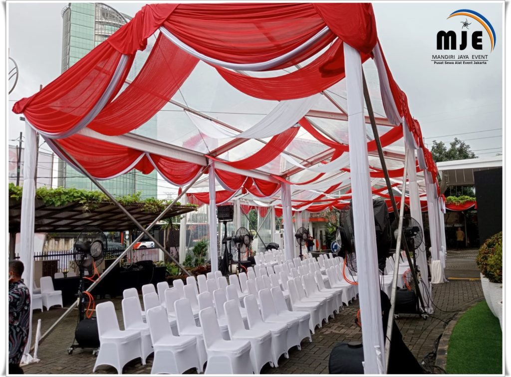 Tempat Persewaan Tenda Transparan Dekorasi Kain Event Dpp PKS Jakarta 