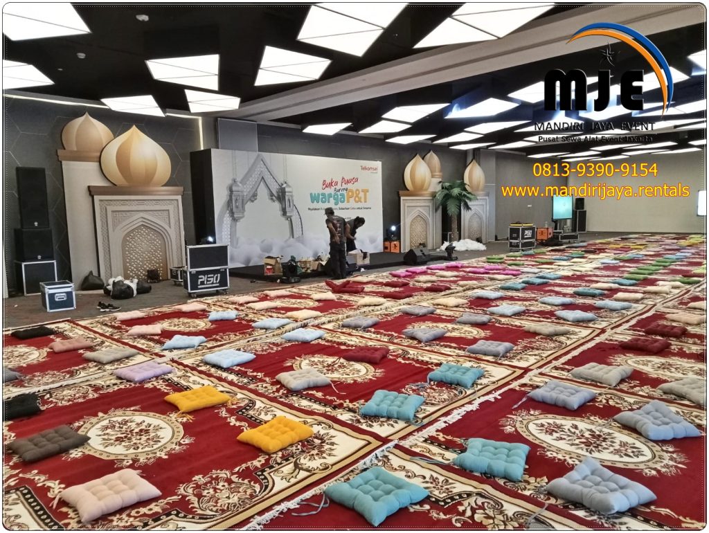 Sewa Karpet Permadani Set Bantalan Lesehan Jakarta