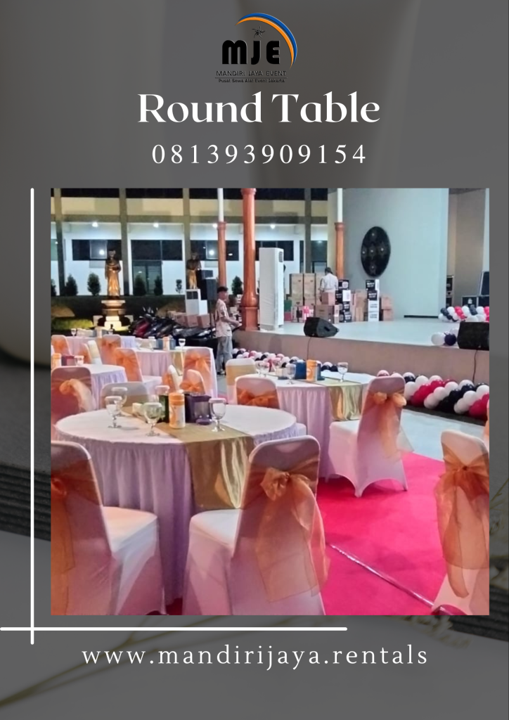 Sewa Round Table Keagungan Taman Sari Jakarta Barat