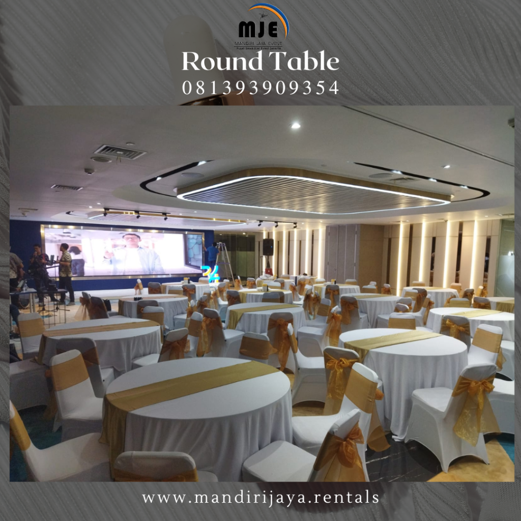 Rental Round Table Jatibening Pondok Gede Bekasi