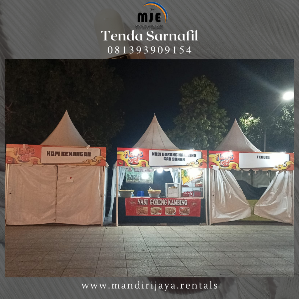 Sewa tenda sarnafil Kamal Muara Penjaringan Jakarta Utara