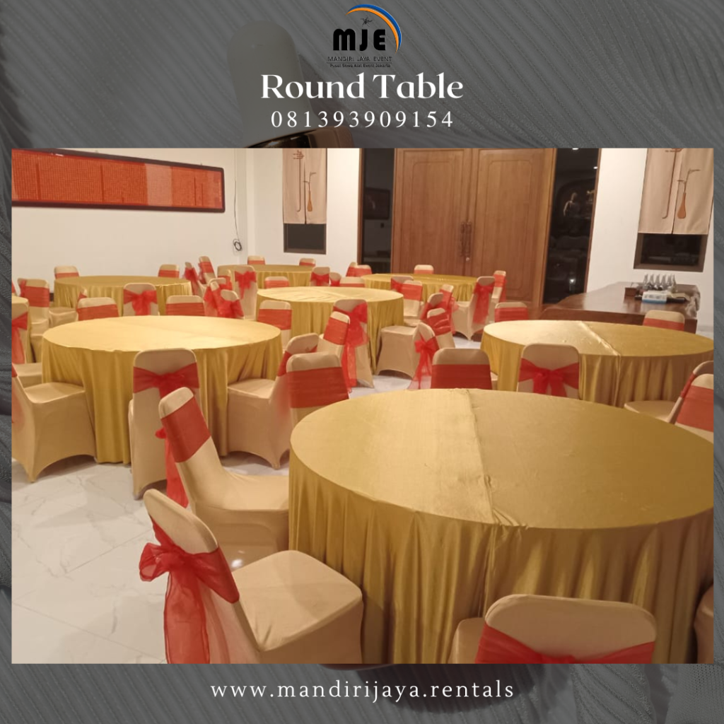 Rental Round Table Exlusive Jababeka Bekasi