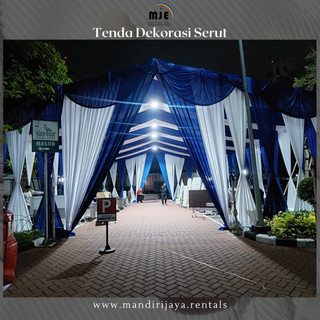 Sewa Tenda Dekorasi Serut Tangerang Selatan