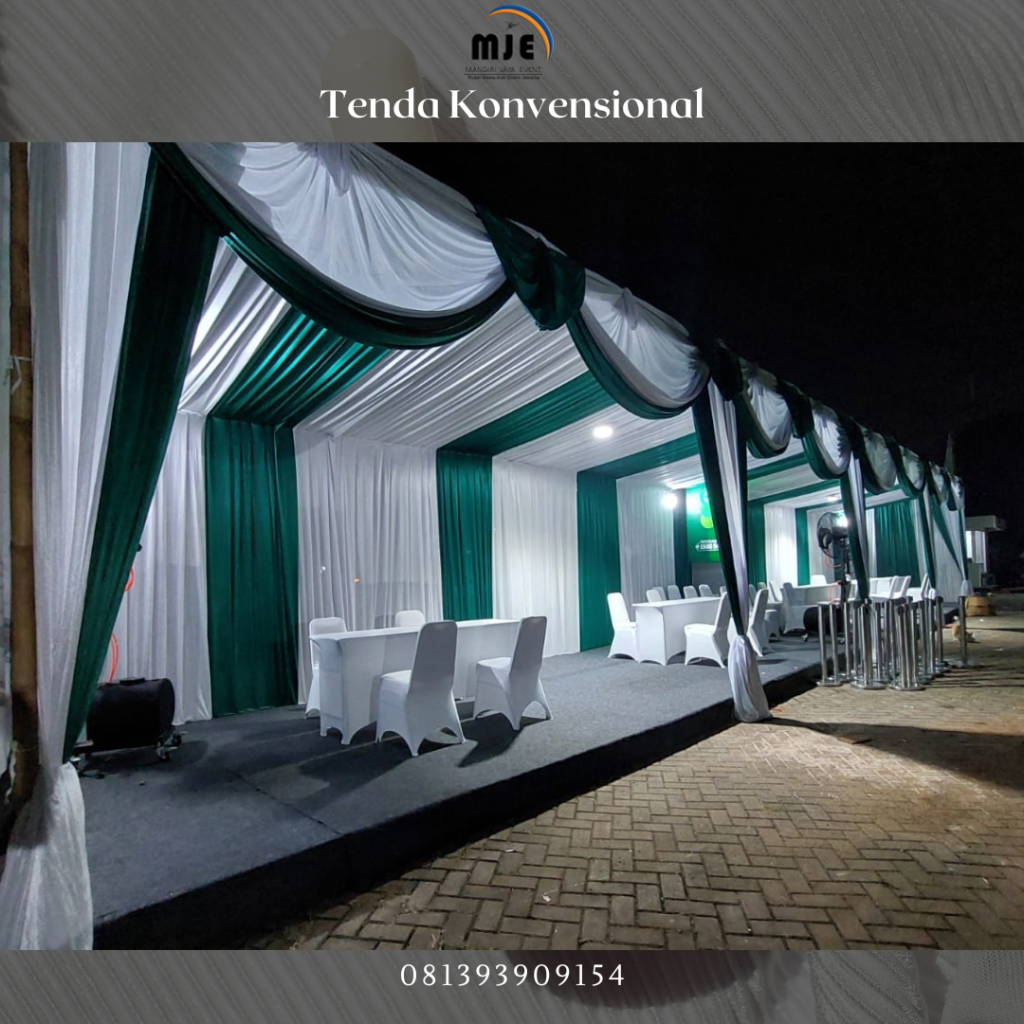 Sewa Tenda Konvensional Menteng Dalam Tebet Jakarta Selatan