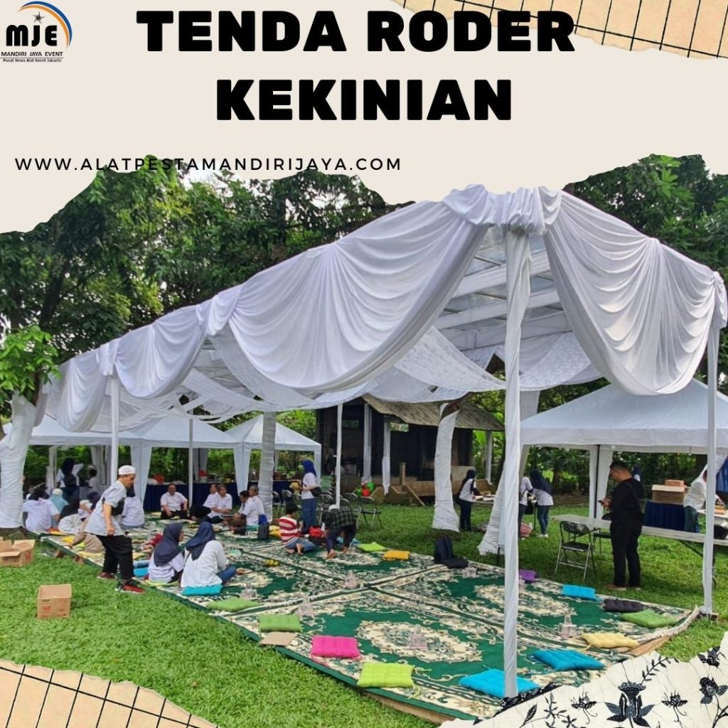 Sewa Tenda Roder Kekinian Area Tangerang Selatan
